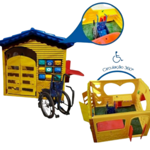 CASINHA PARA RECREAÇÃO ACESSIVEL